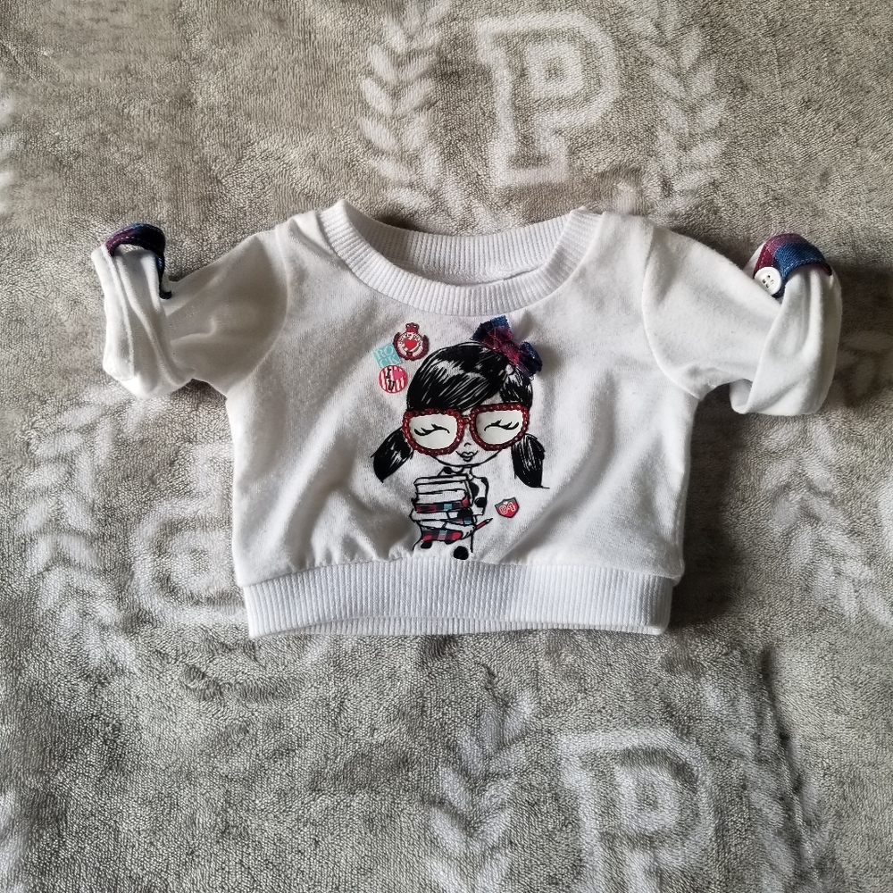 Build A Bear Workshop Shirt Justice Clothes Accessory Graphic Tee Girl